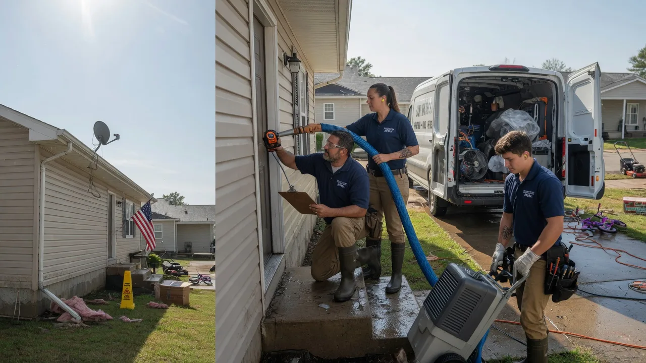 Ceiling Water Damage Restoration in Lowell, NC near me